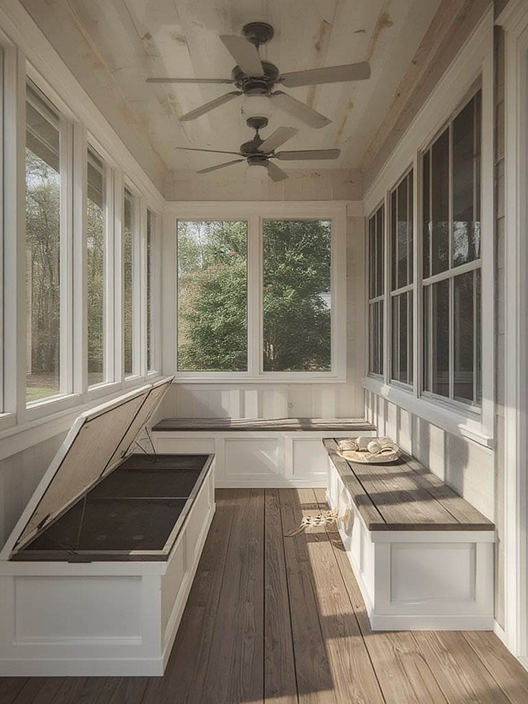 Small screened-in porch - Illustration 2
