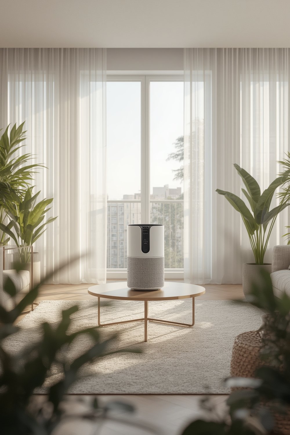 Vista 200 Air Purifier Replacement Filter in use