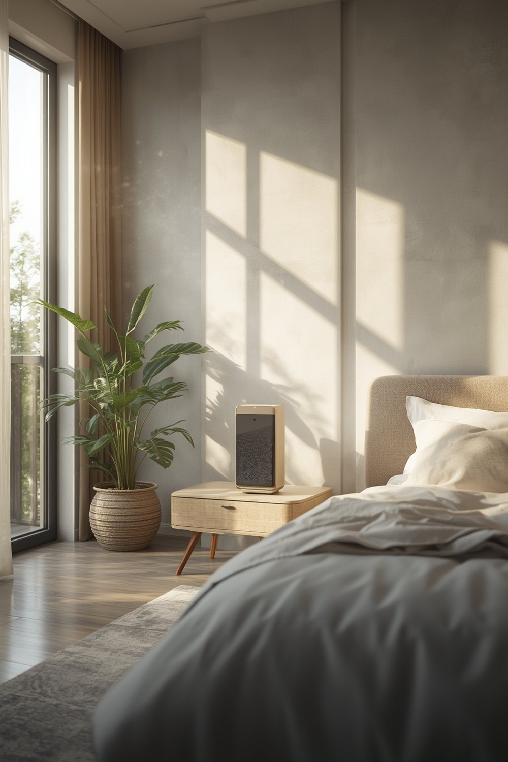 Air Purifier: 10 Ultimate Steps For Amazing Results In 2026 1 air purifier in modern bedroom setup