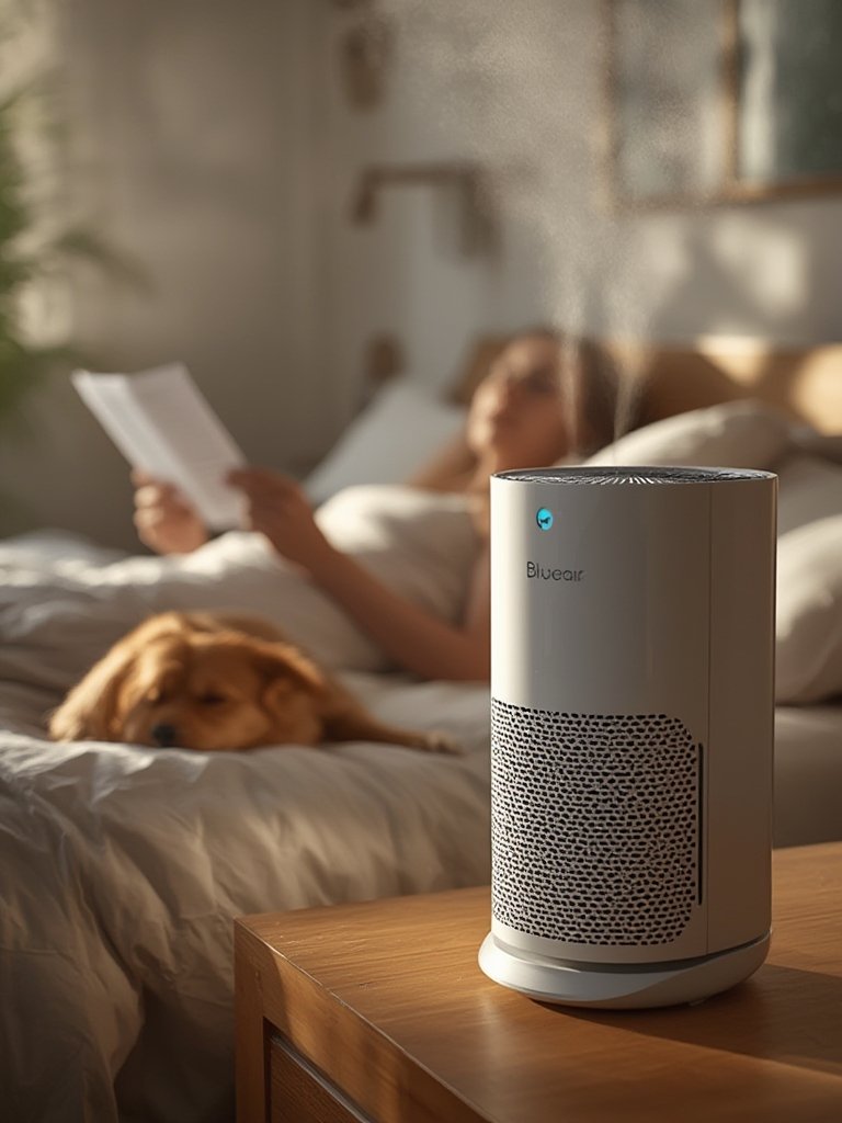 Blueair Blue Pure 511 air purifier on table