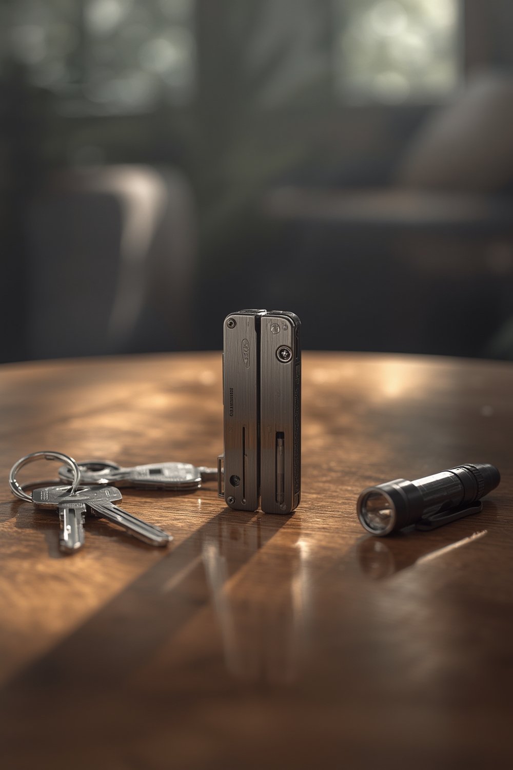 keychain multitool in hand