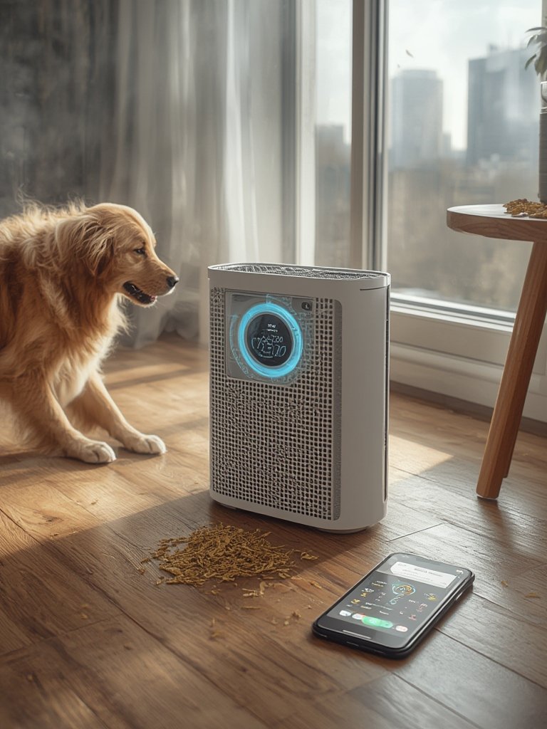 smart air purifier - Illustration 2