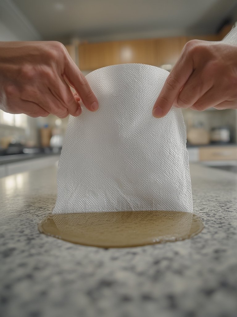 3-ply towels in kitchen – showing durability and absorbency