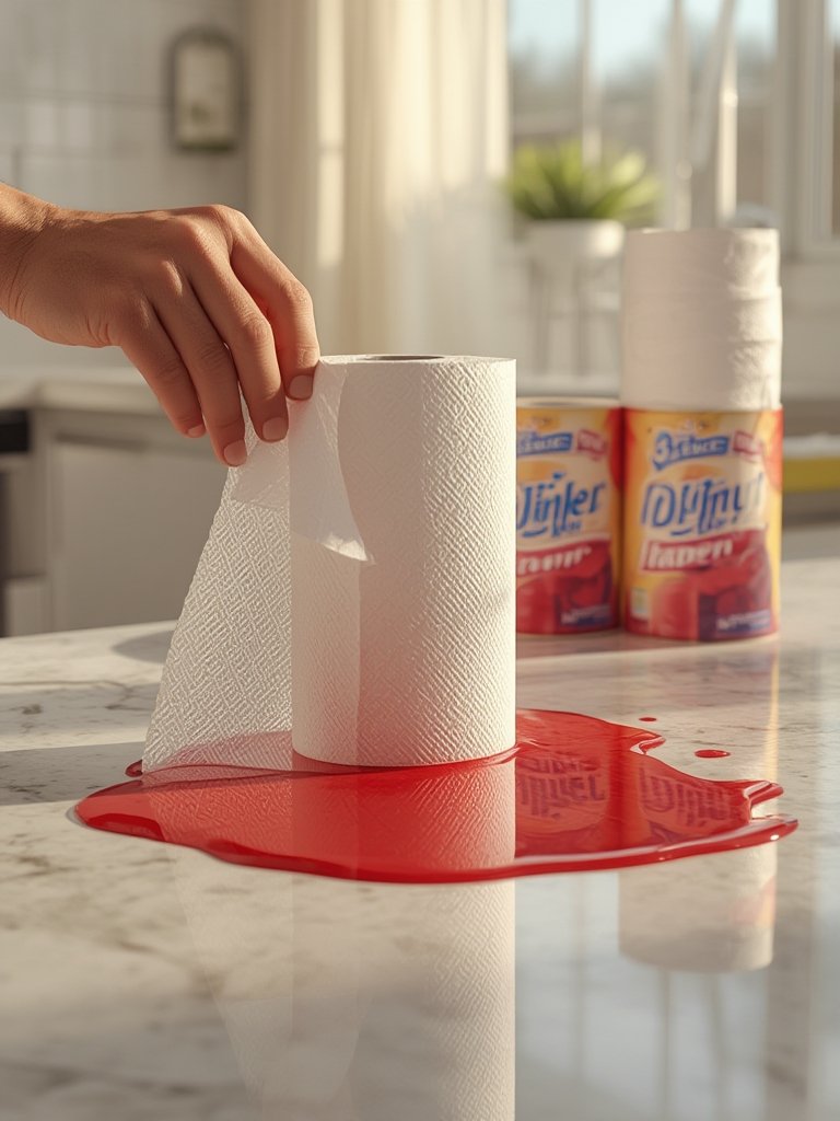 3 ply absorbent towels for heavy household messes