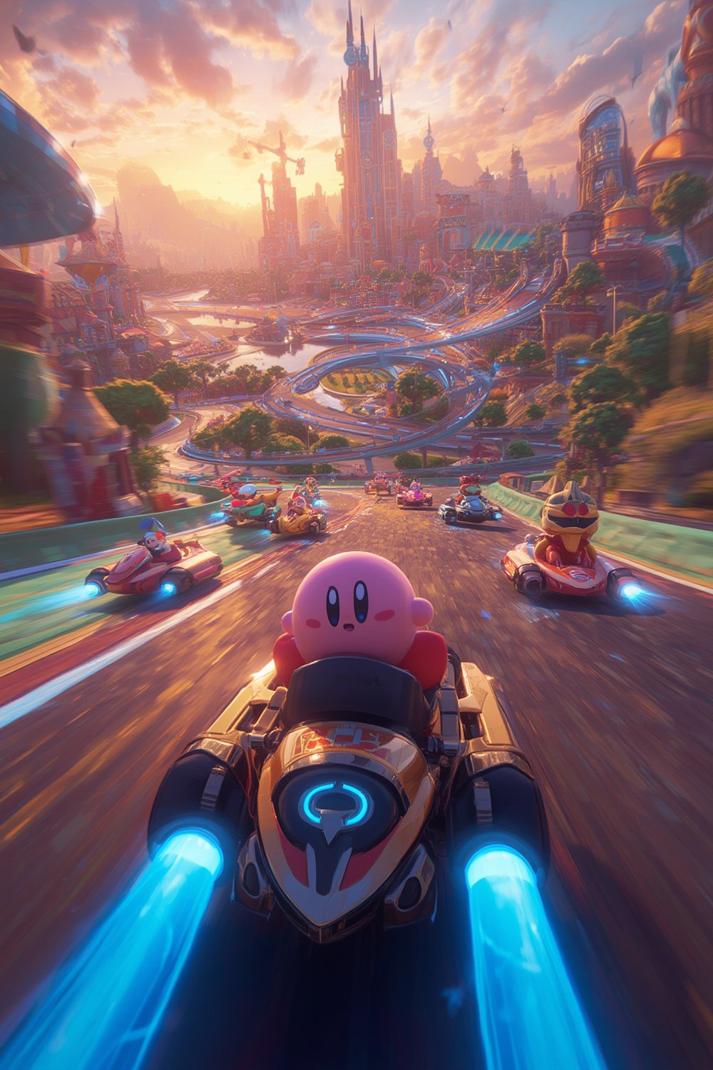 Kirby Airriders: 10 Ultimate Secrets For Amazing Results In 2026 1 Kirby Airriders charging through boost in multiplayer racing on Nintendo Switch 2