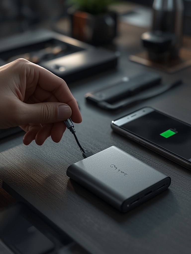 fast charging portable charger with type c output