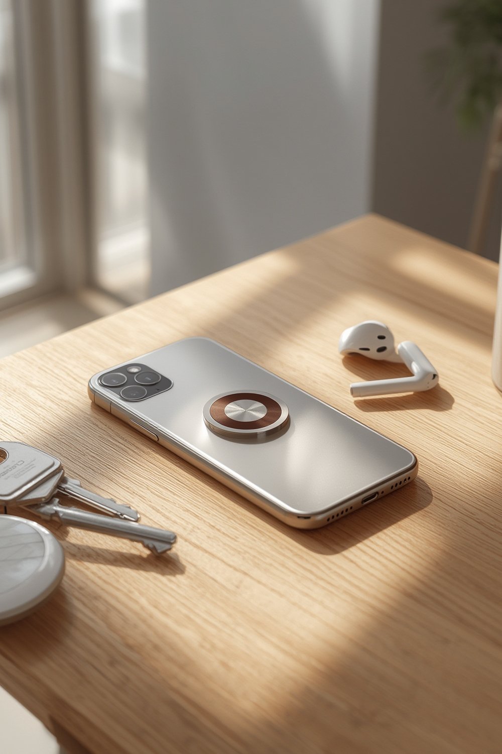 magnetic powerbank charging iPhone - slim portable charger