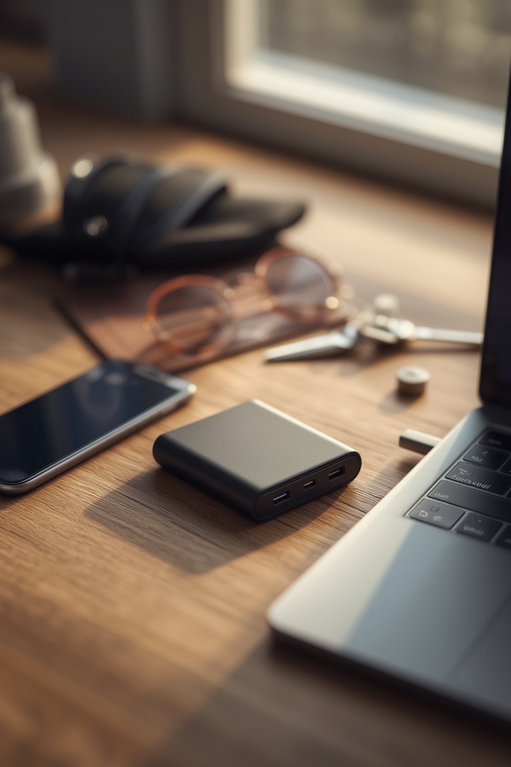 portable charger product in hand