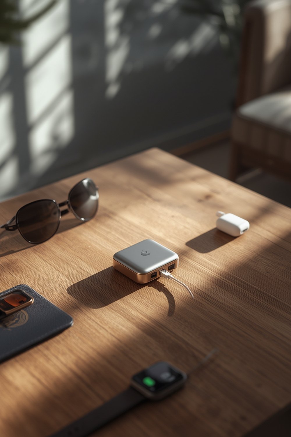 portable charger RORRY 5000mAh charging Apple Watch and iPhone