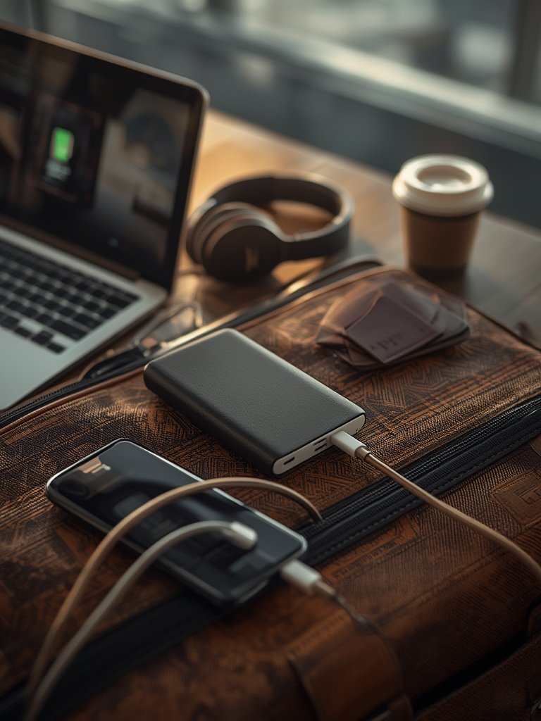 portable charger digital display compact usb c charger