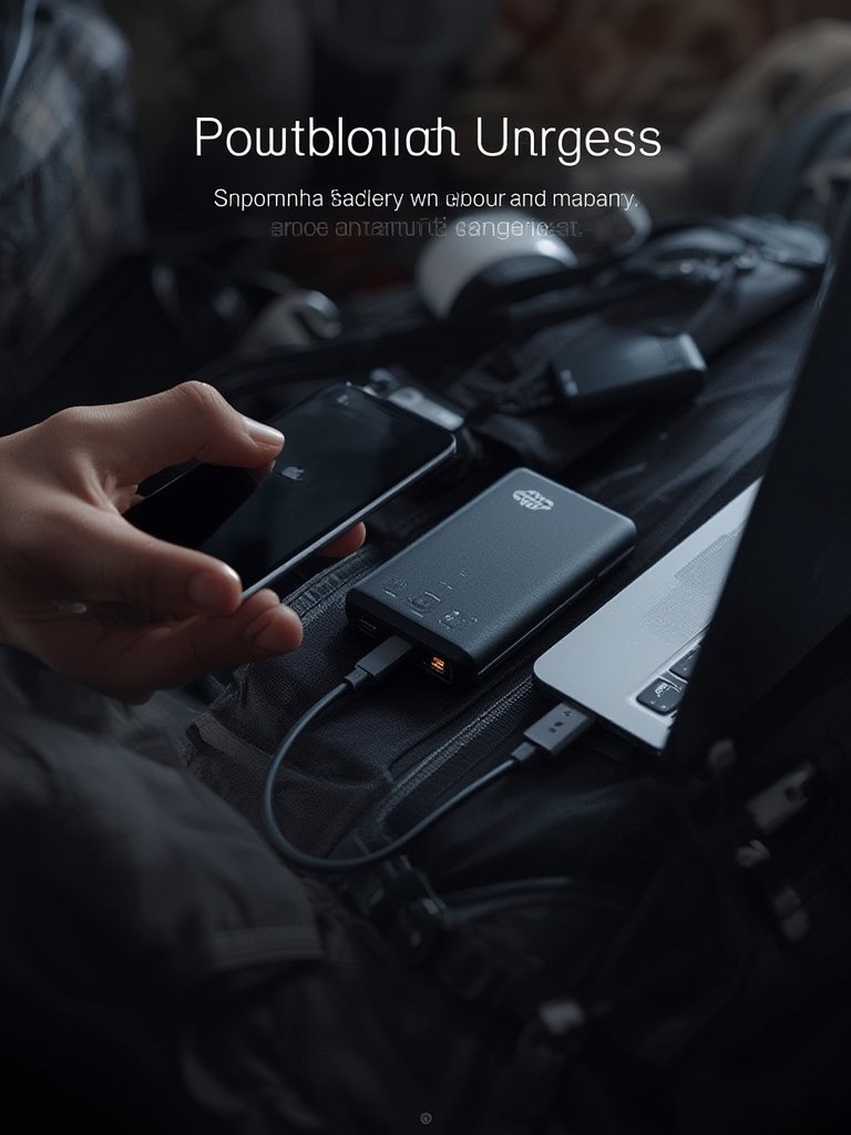 portable charger precise LED display triple port