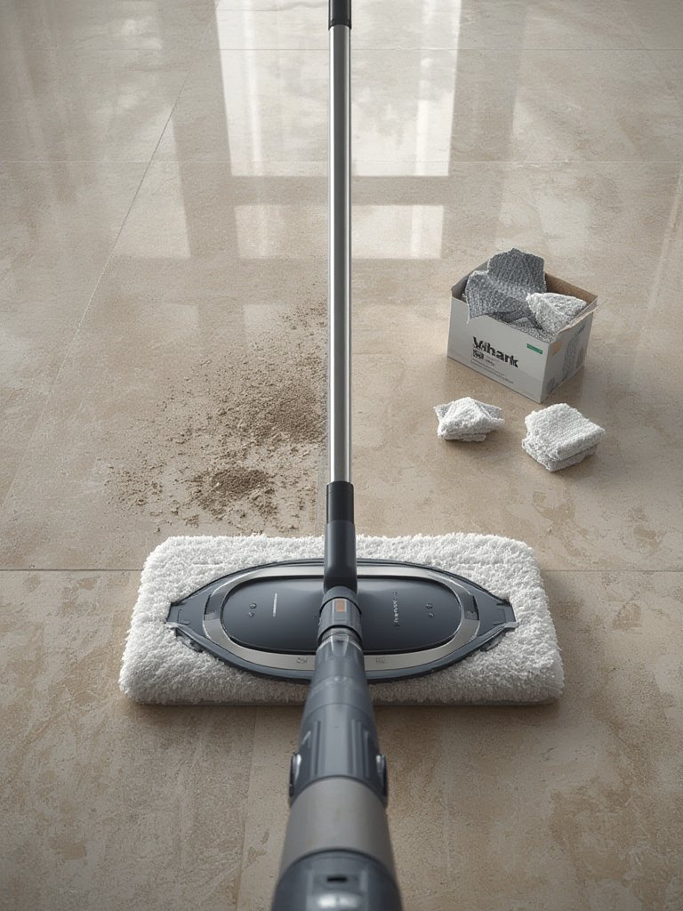 Vacmop Refills: 7 Ultimate Solutions For Amazing Floors In 2026 2 shark mop pads being used with vacmop on tile floor