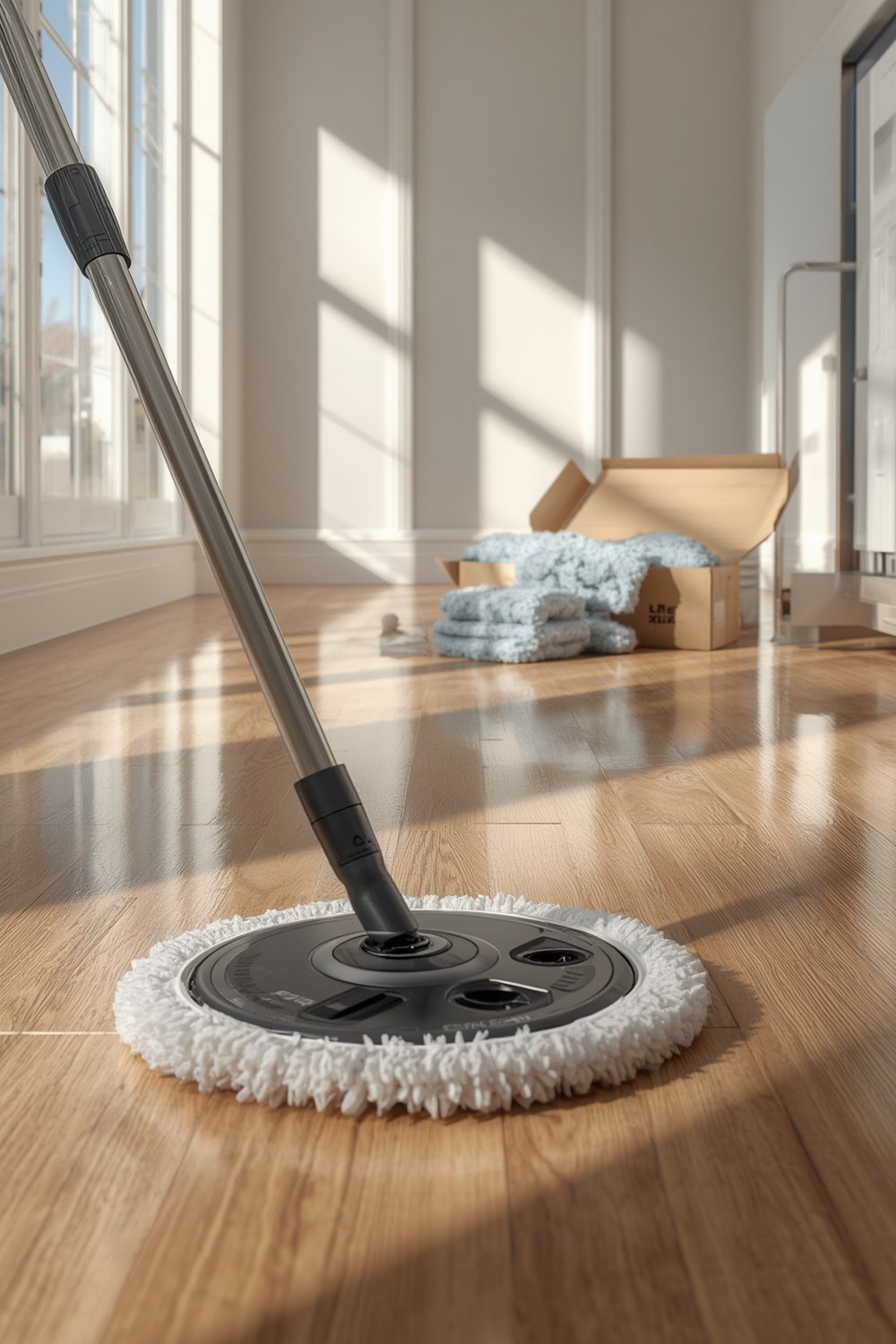 vacmop refills showing absorbent mopping layers and sealed floor cleaning pads