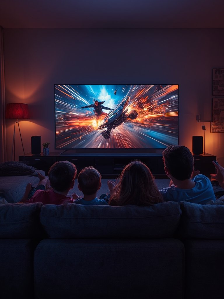 4K Smart TV streaming apps interface - TCL 65 inch T7 Series