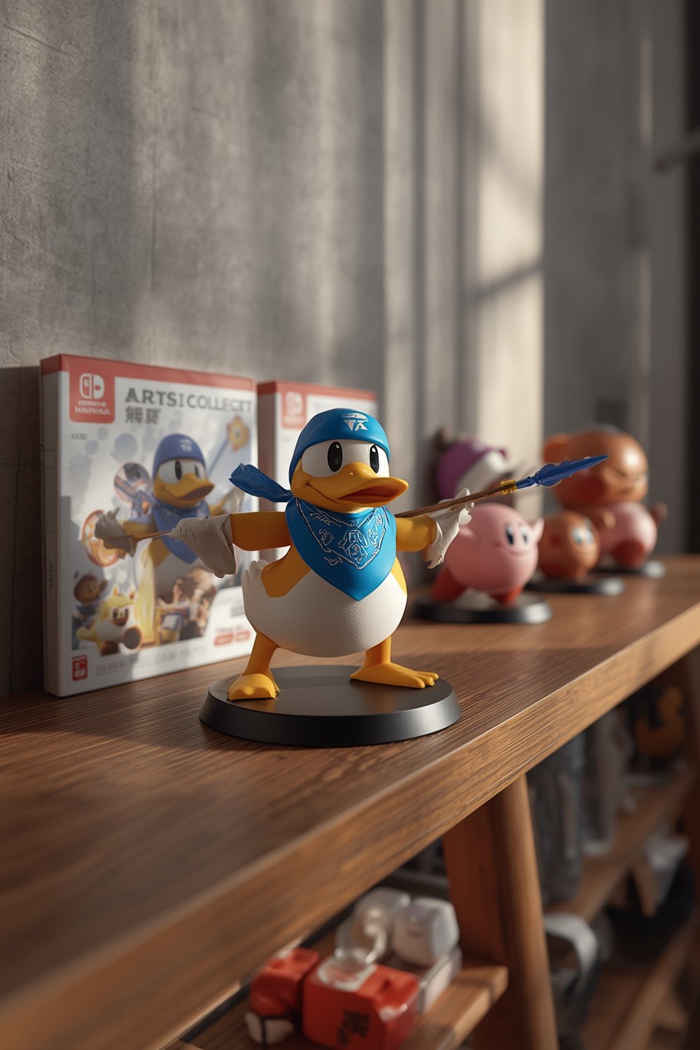 Waddle Dee Bandana amiibo on display