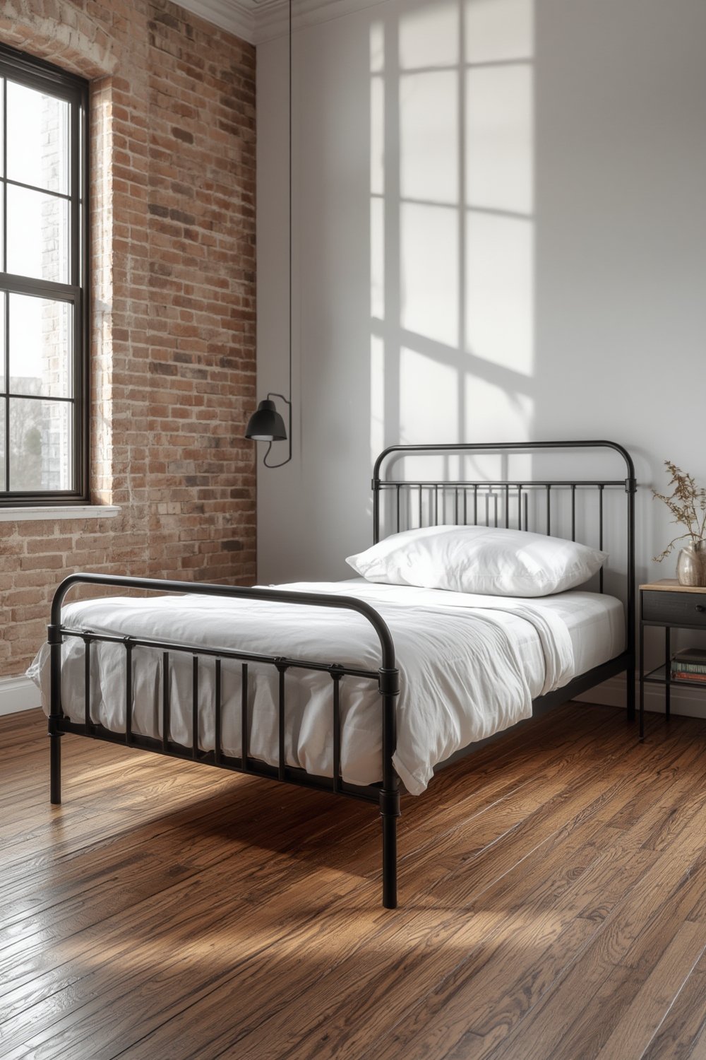 Metal Bedframe: 7 Ultimate Checklist For Best Sleep In 2026 1 metal bedframe sturdy twin size with rustic brown headboard and underbed storage