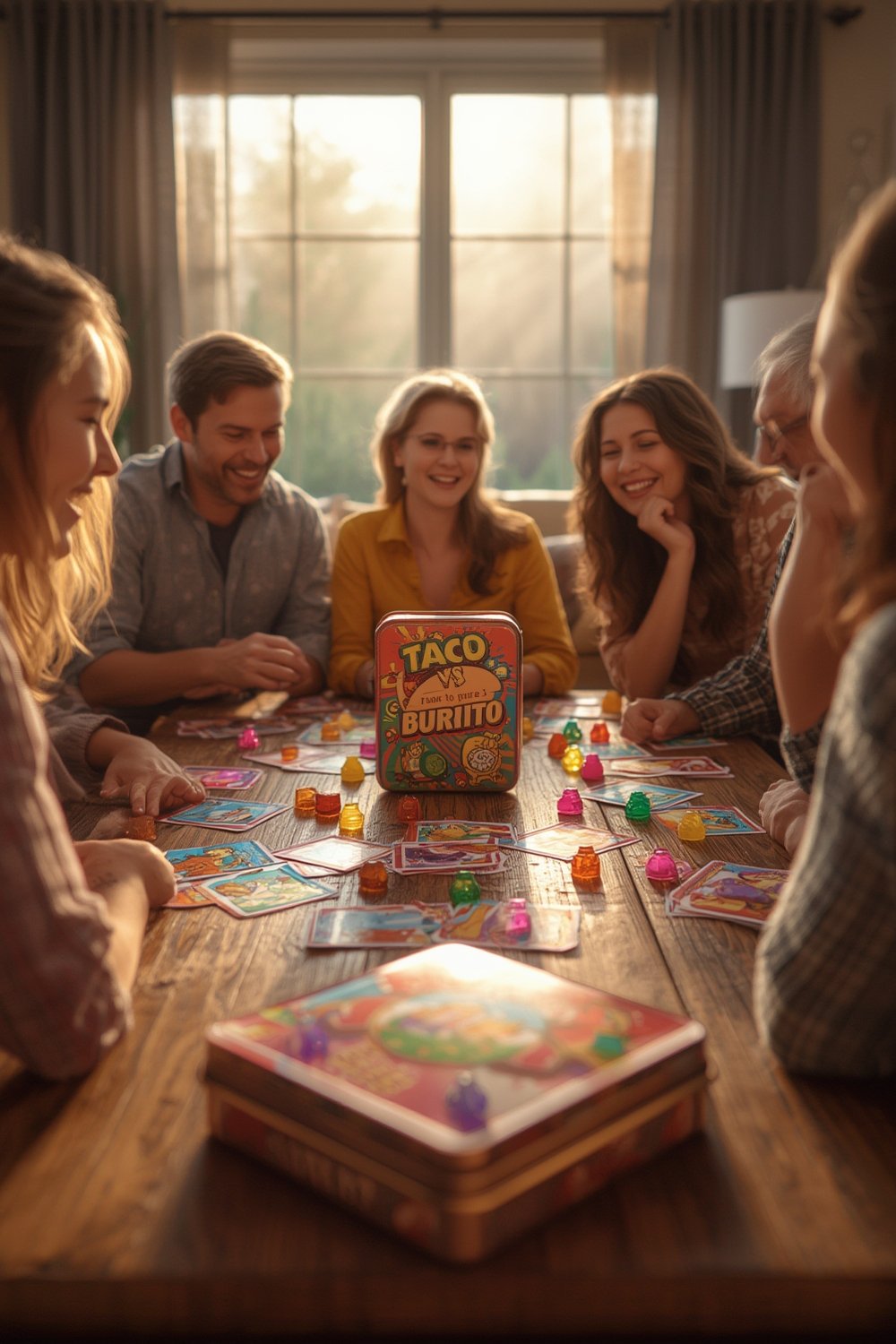 Taco Burrito: 5 Ultimate Steps For Amazing Family Game Nights 2026 1 taco burrito collector tin with cards displayed