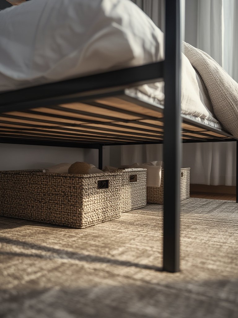 Metal Bedframe: 7 Ultimate Checklist For Best Sleep In 2026 2 twin size metal bedframe perfectly fits small bedroom with ample underbed storage